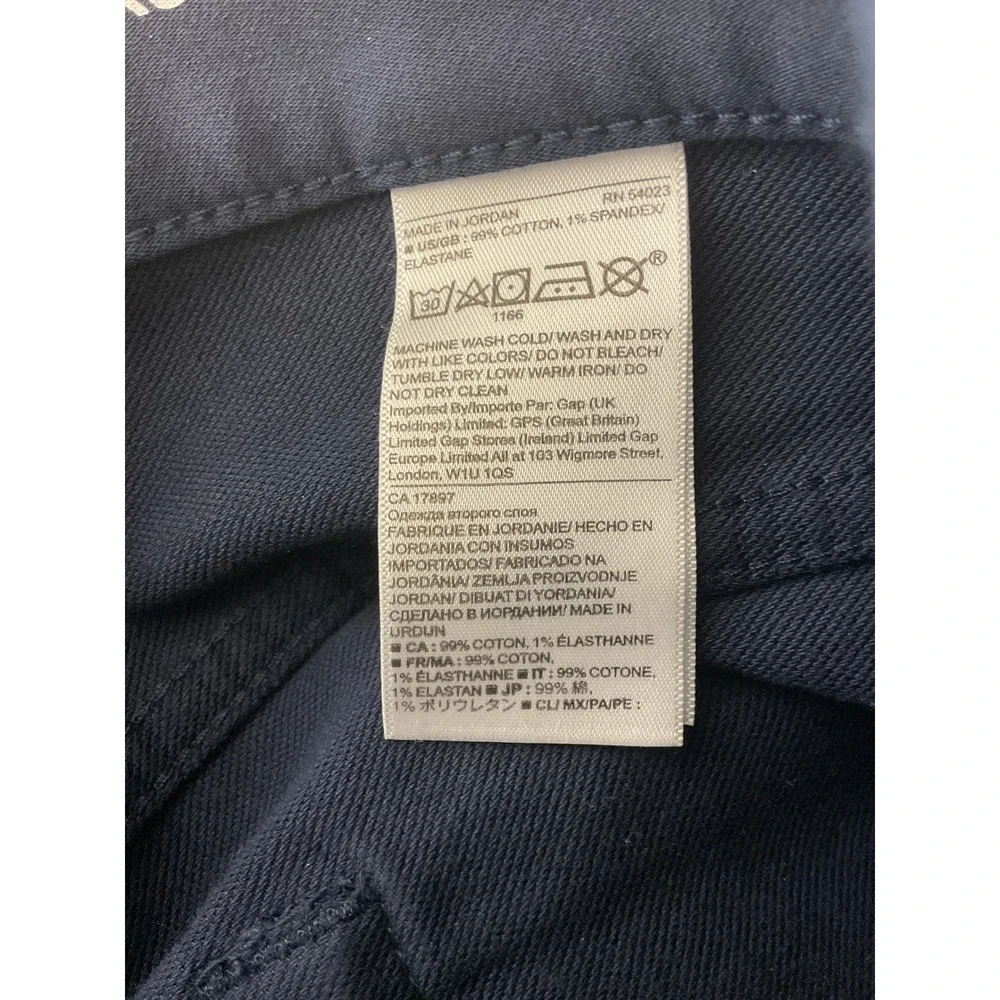 Banana Republic‎ Men's Traveler Navy Slim Fit 5 Pocket Pants SZ 35